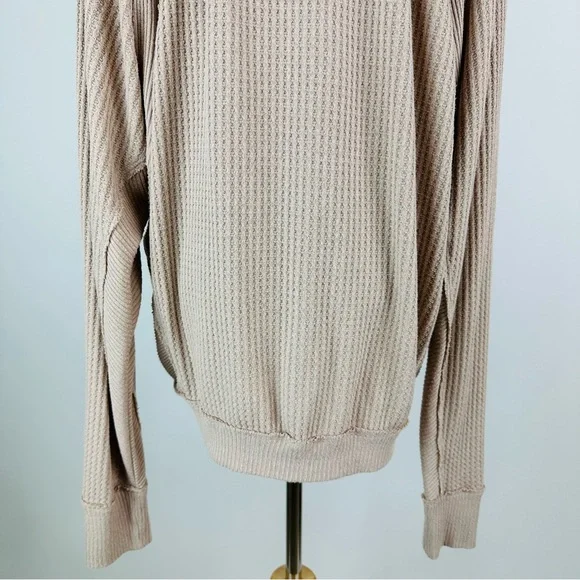 Free People We The Free Santa Clara Thermal Long Sleeve Tee Medium - Picture 13 of 14